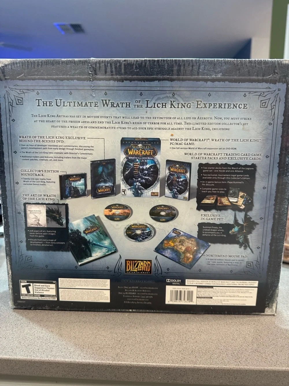 Blizzard World of Warcraft: Wrath of the Lich King Collector's Edition - Black